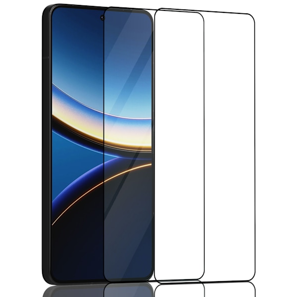 2-Pack Xiaomi Poco F7 Ultra Skärmskydd - Härdat Glas 9H - Super kvalitet 3D