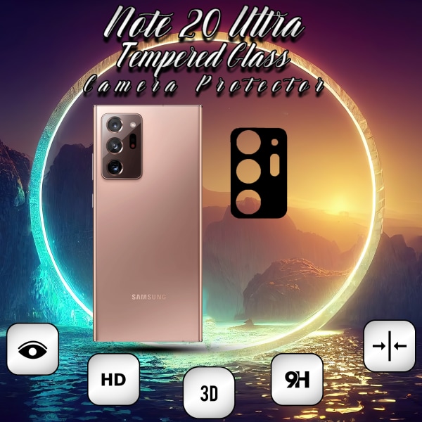 Linsskydd Samsung Galaxy Note 20 Ultra - Härdat Glas 9H - Super 3D Linsskydd