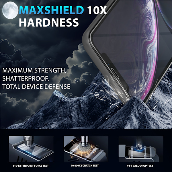 3-Pack Iphone XR transparent Skärmskydd - Härdat Glas 9H - Super kvalitet 3D