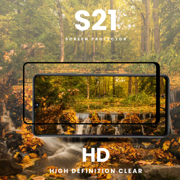 Samsung Galaxy S21 - Härdat Glas 9H - Super Kvalitet 3D