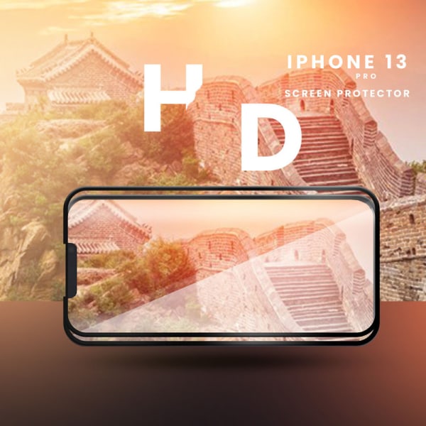 Iphone 13 Pro-2 Pack Skärmskydd i Härdat Glas 9H-High Definition
