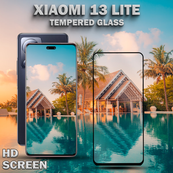 Xiaomi 13 Lite - Härdat Glas 9H - Super kvalitet 3D Skärmskydd
