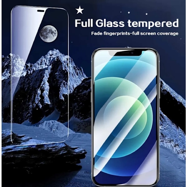 2-Pack IPHONE 12 PRO MAX Skærmbeskyttelse - Hærdet Glas 9H - Super kvalitet 3D iPhone 12 Pro Max