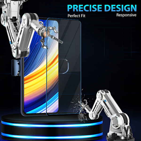 2-Pack Xiaomi Poco X3 Pro Skärmskydd - Härdat Glas 9H - Super kvalitet 3D