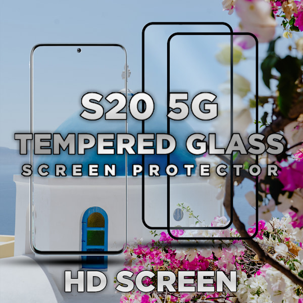 2-Pack SAMSUNG GALAXY S20 Näytönsuoja - Karkaistu Lasi 9H - Super laatu 3D