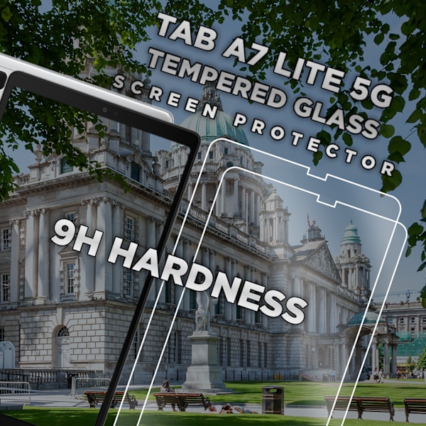 2-Pack SAMSUNG GALAXY TAB A7 Näytönsuoja - Karkaistu Lasi 9H - Super laatu 3D