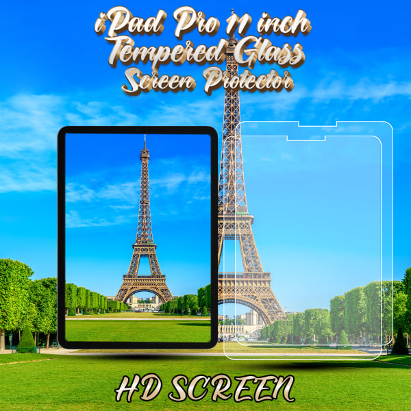 2-Pack Apple iPad Pro (11 inch) - Härdat Glas 9H - Super Kvalitet Skärmskydd