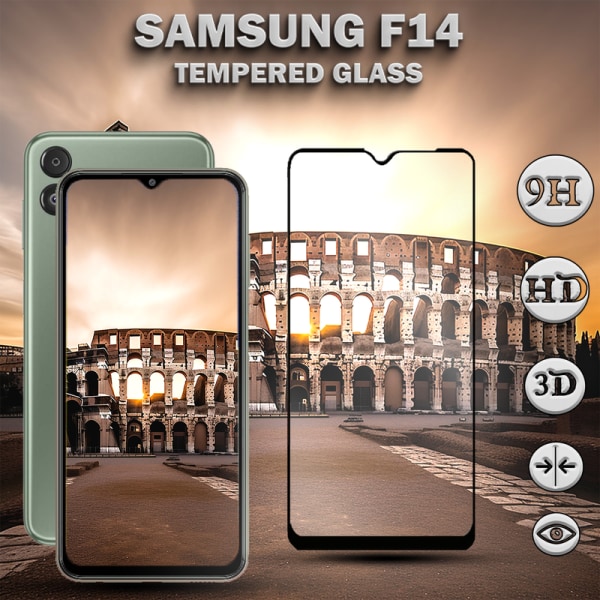 1-Pack Samsung F14 Skärmskydd - Härdat Glas 9H - Super kvalitet 3D