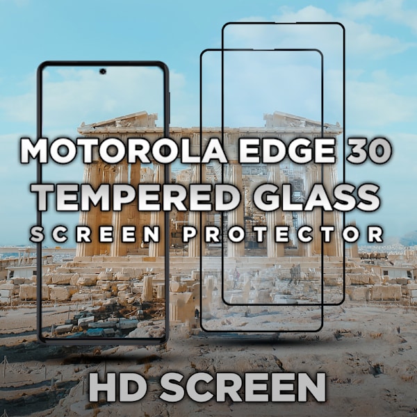 2-Pack MOTOROLA EDGE 30 Näytönsuoja - Karkaistu Lasi 9H - Super laatu 3D