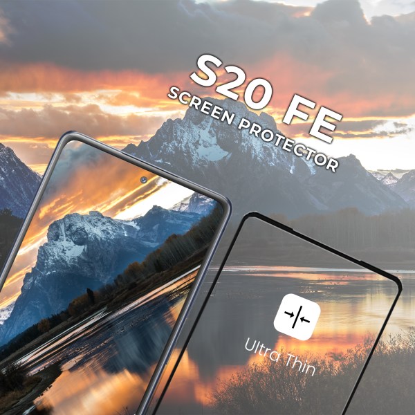 Samsung S20 FE - 9H Härdat Glass - Super Kvalitet 3D skärmskydd