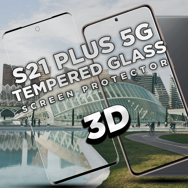 Samsung S21 PLUS 5G - 9H Härdat Glass - 3D Super Kvalitet