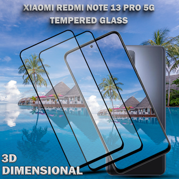 2-Pack XIAOMI REDMI NOTE 13 PRO Näytönsuoja - Karkaistu Lasi 9H - Super laatu 3D
