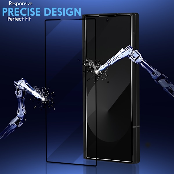 2-Pack Samsung Z Fold 6 Skärmskydd - Härdat Glas 9H - Super kvalitet 3D