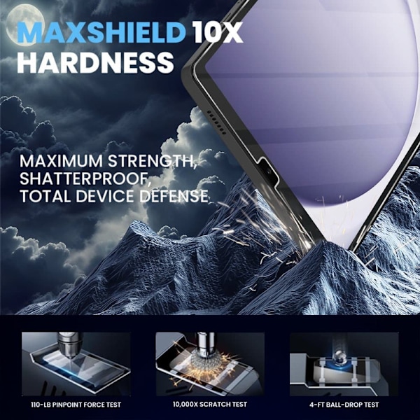 1-Pack SAMSUNG TAB A9 Skärmskydd - Härdat Glas 9H - Super kvalitet 3D