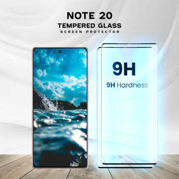 2 Pack Samsung Galaxy Note 20 - Härdat glas 9H-Super kvalitet 3D