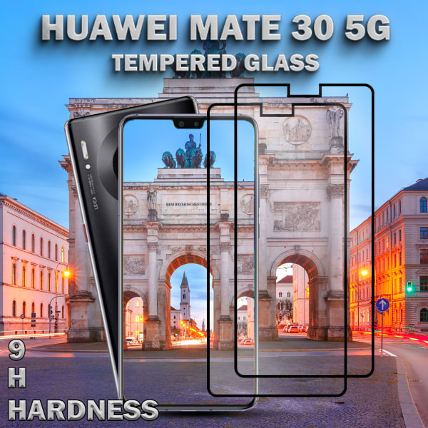 2-Pack Huawei Mate 30 (5G) - Härdat Glas 9H – Super kvalitet 3D  Skärmskydd
