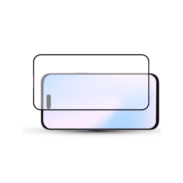 1-Pack IPHONE 15 Näytönsuoja - Karkaistu Lasi 9H - Super laatu 3D