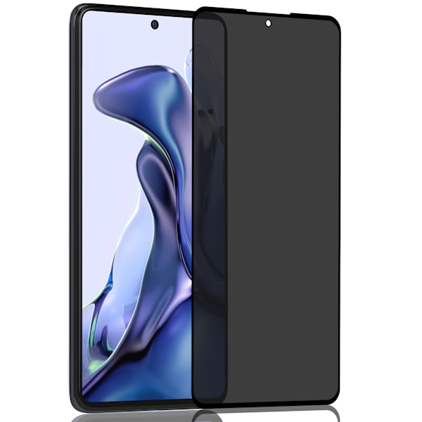 1-Pack Xiaomi 11T Privacy Skärmskydd - Härdat Glas 9H - Super kvalitet 3D