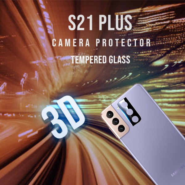 Linsskydd S21 Plus Kamera - Härdat Glas 9H -Super Kvalitativt 3D