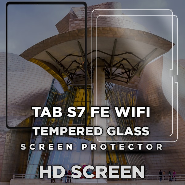 2-Pack Samsung Galaxy Tab S7 FE (WiFi) - Härdat Glas 9H - Super Kvalitet Skärmskydd