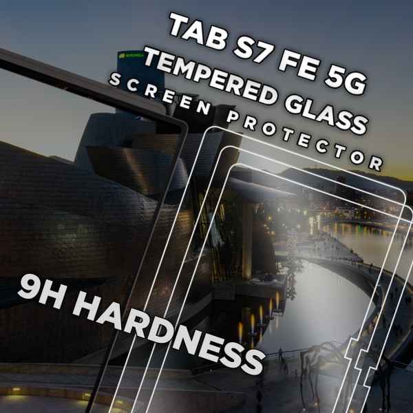 3-Pack Samsung Galaxy Tab S7 FE (5G) - Härdat Glas 9H - Super Kvalitet Skärmskydd