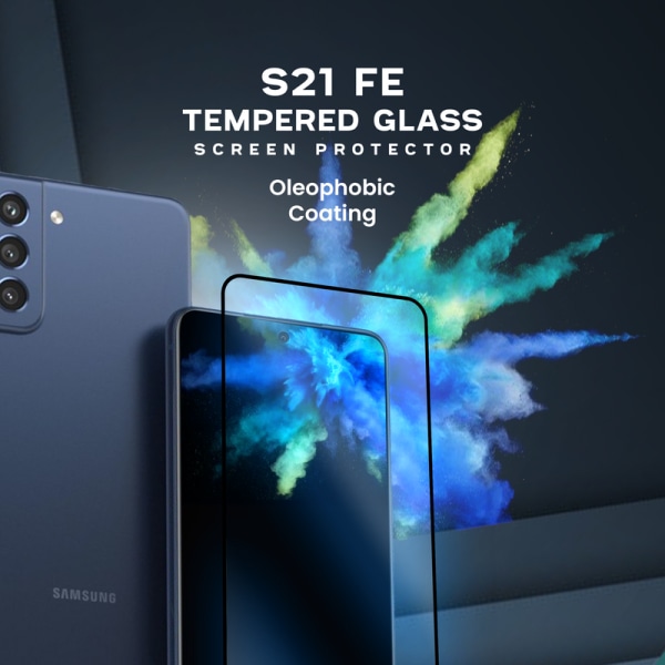 Skärmskydd Samsung S21 FE - 9H Härdat Glass - Top Kvalitet