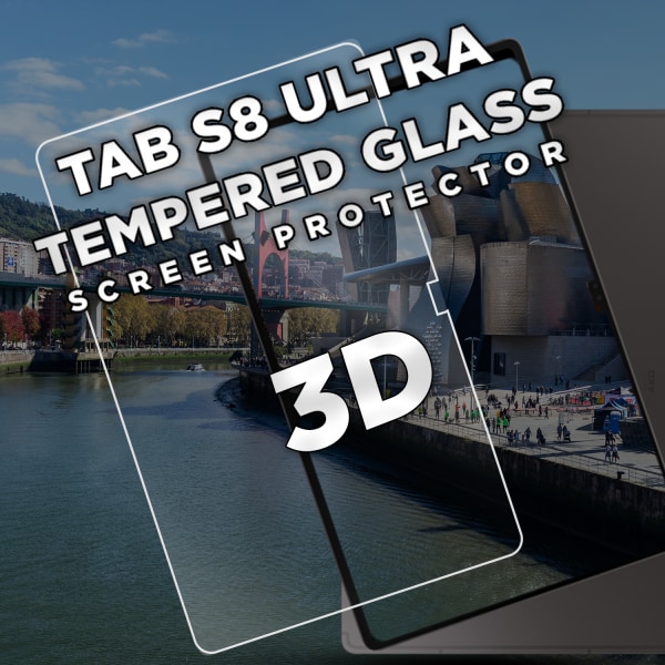 Samsung Galaxy Tab S8 Ultra - Härdat Glas 9H - Super Kvalitet Skärmskydd