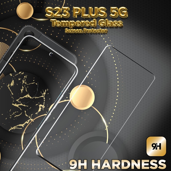 Samsung S23 Plus 5G - 9H Härdat Glass - 3D Super Kvalitet Skärmskydd