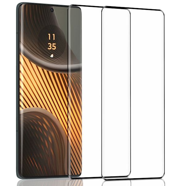 2-Pack MOTOROLA EDGE 50 ULTRA Näytönsuoja - Karkaistu Lasi 9H - Super laatu 3D