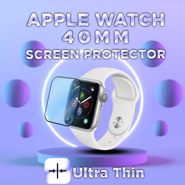 Apple Watch 40mm -Härdat glas 9H – Super kvalitet 3D