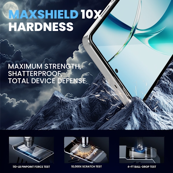 1-Pack ONEPLUS NORD CE4 LITE Skærmbeskyttelse & 1-Pack linsebeskyttelse - Hærdet Glas 9H - Super kvalitet 3D