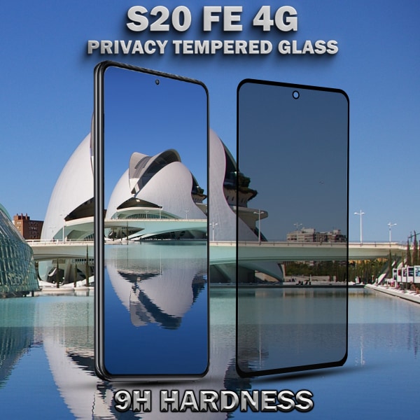 1-Pack Privacy Skärmskydd For Samsung S20 FE (4G) - Härdat Glas 9H - Super Kvalitet 3D