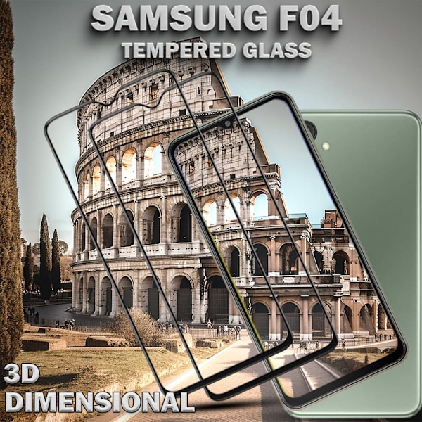 2-Pack SAMSUNG F04 Näytönsuoja - Karkaistu Lasi 9H - Super laatu 3D