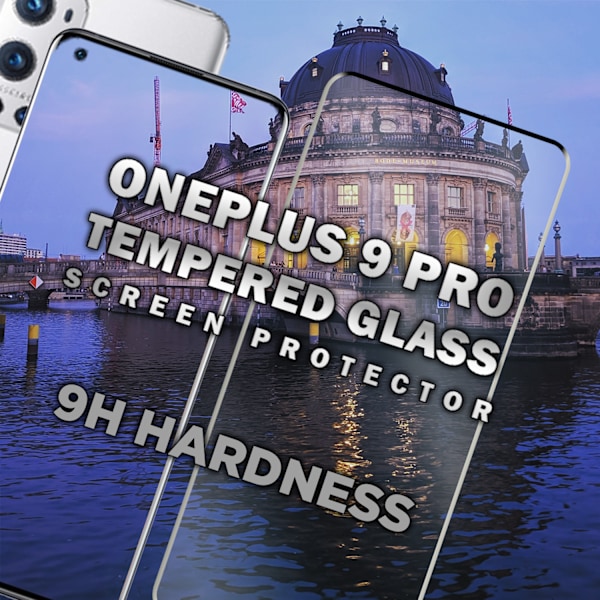1-Pack ONEPLUS 9 PRO Skærmbeskyttelse - Hærdet Glas 9H - Super kvalitet 3D
