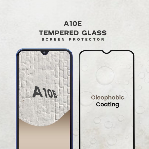 Samsung Galaxy A10e -Härdat Glas 9H-Super Kvalitet 3D Skärmskydd