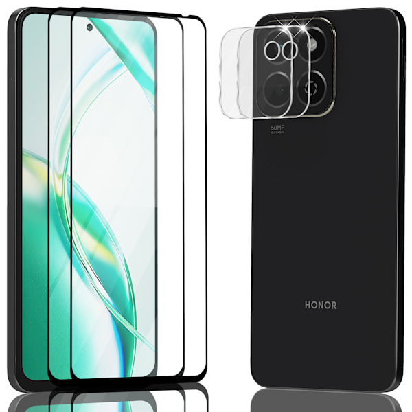 2-Pack Honor 200 Smart Skærmbeskyttelse & 2-Pack linsebeskyttelse - Hærdet Glas 9H - Super kvalitet 3D