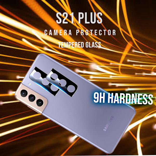 2-Pack Linsskydd Samsung Galaxy S21 Plus-Härdat Glas 9H-Super 3D