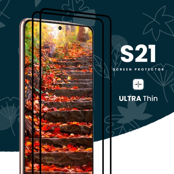 2-Pack Samsung Galaxy S21 5G - 9H Härdat Glas - HD