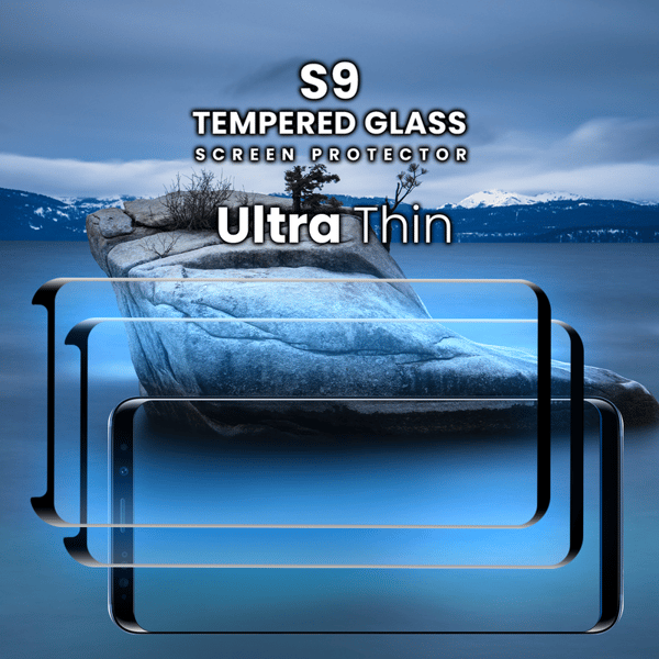 2-Pack Samsung Galaxy S9 - Härdat glas 9H - Super kvalitet 3D