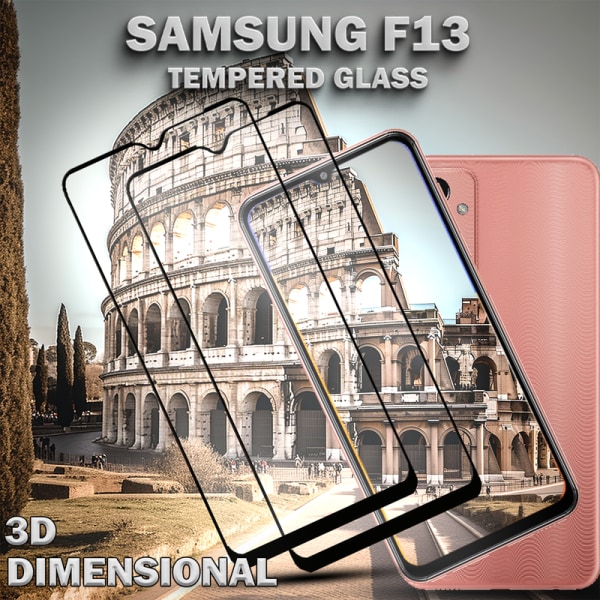 2-Pack Samsung F13 Skärmskydd - Härdat Glas 9H - Super kvalitet 3D