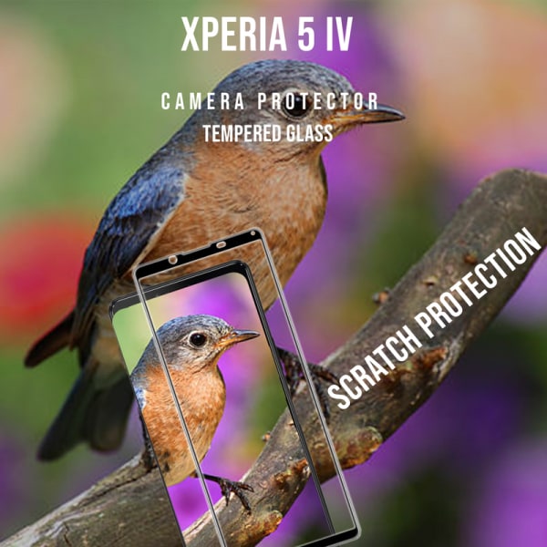 Sony Xperia 5 IV - Härdat glas 9H - Super Kvalitet 3D Skärmskydd
