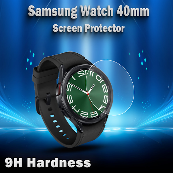 1-Pack SAMSUNG WATCH 40MM Skærmbeskyttelse - Hærdet Glas 9H - Super kvalitet 3D