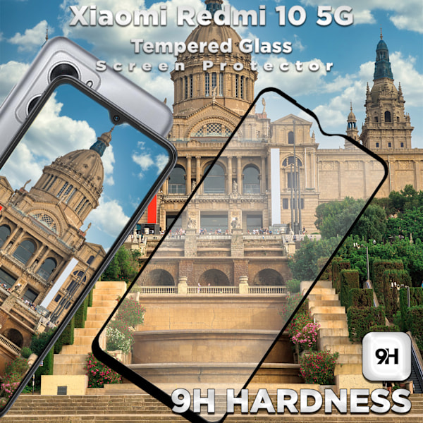 1-Pack XIAOMI REDMI 10 Näytönsuoja - Karkaistu Lasi 9H - Super laatu 3D
