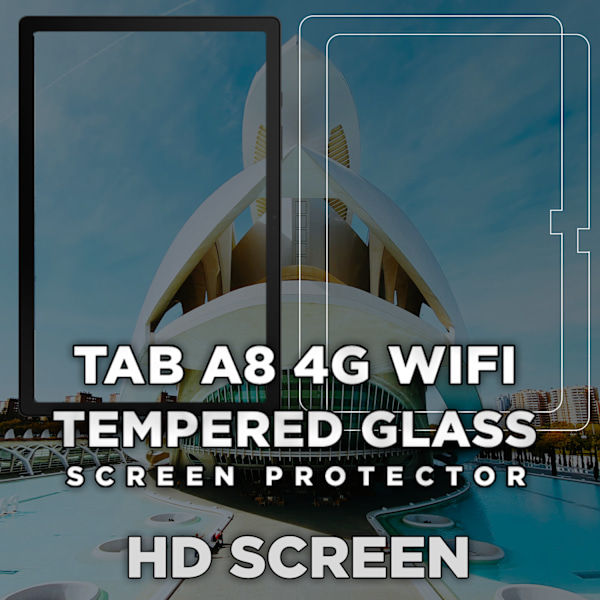 2-Pack SAMSUNG GALAXY TAB A8 Näytönsuoja - Karkaistu Lasi 9H - Super laatu 3D