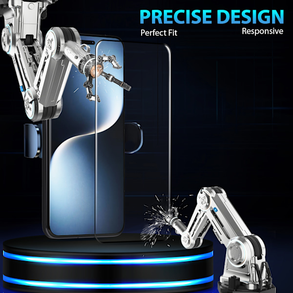 2-Pack Honor Magic 7 Pro Skærmbeskyttelse - Hærdet Glas 9H - Super kvalitet 3D