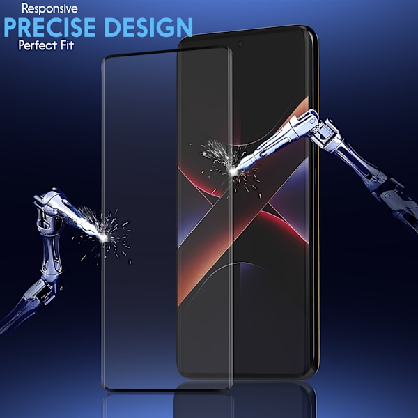 1-Pack Xiaomi Poco X7 Skärmskydd - Härdat Glas 9H - Super kvalitet 3D