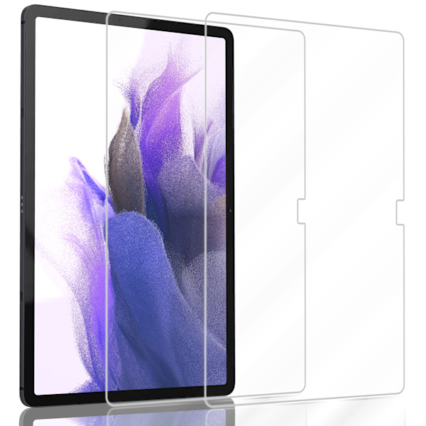 2-Pack Samsung Tab S7 FE Skärmskydd - Härdat Glas 9H - Super kvalitet 3D