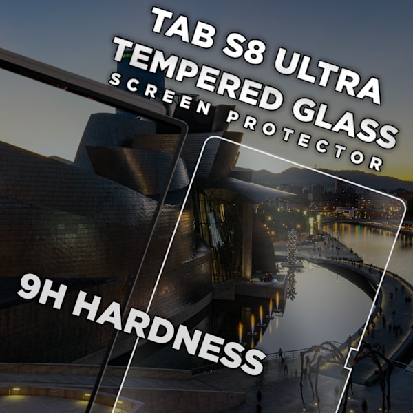 1-Pack SAMSUNG GALAXY TAB S8 Näytönsuoja - Karkaistu Lasi 9H - Super laatu 3D