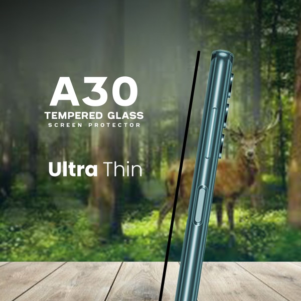Samsung Galaxy A30 - Härdat Glas 9H-Super Kvalitet 3D Skärmskydd