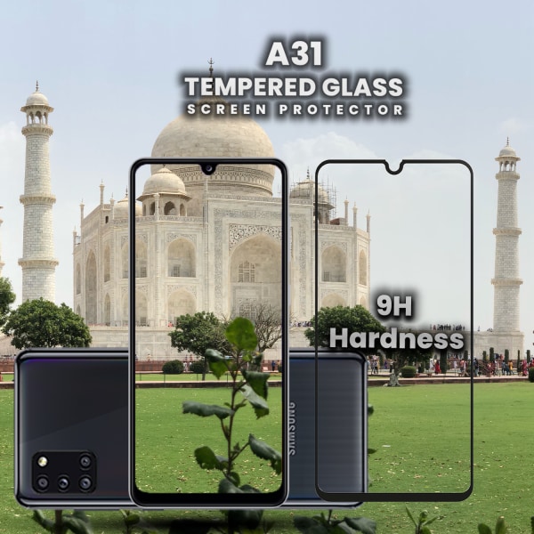 Samsung Galaxy A31 - Härdat Glas 9H-Super Kvalitet 3D Skärmskydd